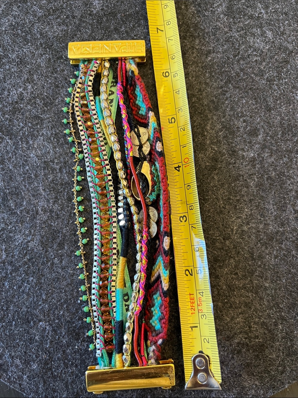 HIPANEMA MULTI COLOR MEDIUM BRACELET - Picture 5 of 5